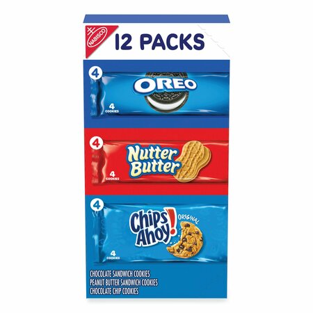 NABISCO Variety Pack Cookies, Assorted, 20 oz Box, 12PK 00440000748600